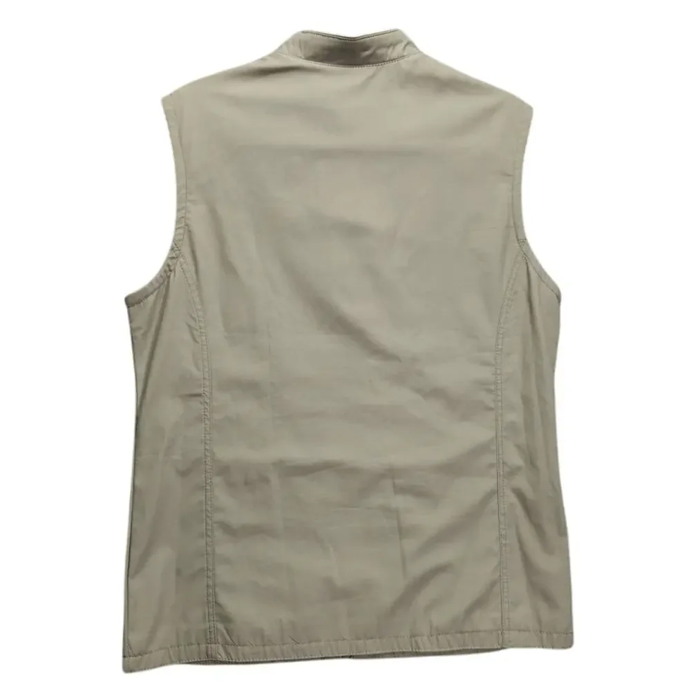 N.S. Original Fashion Jeep Vest Mens Size XL Trapper Tan Brown Multipockets Mesh - Picture 2 of 10